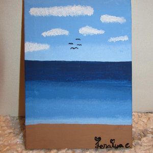 Original painting by Jenaiya C. (simple pleasures)